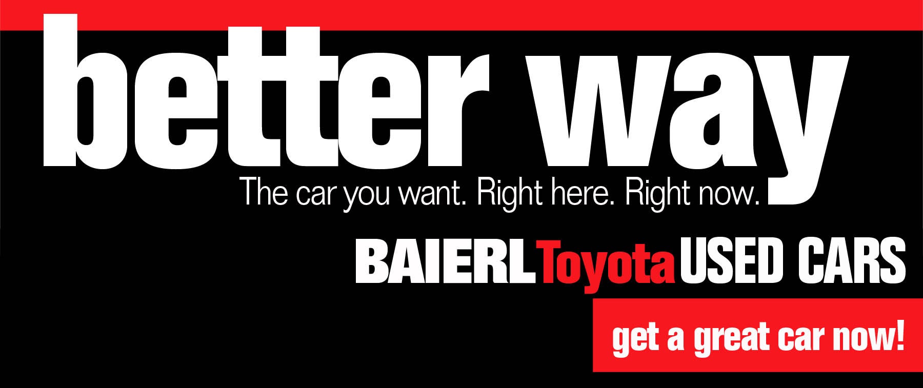 Baierl Toyota Used Cars.