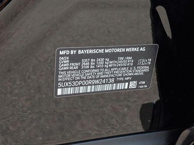 2024 BMW X3 xDrive30i xDrive30i