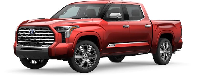 2022 Toyota Tundra Capstone in Supersonic Red | Baierl Toyota in Mars PA