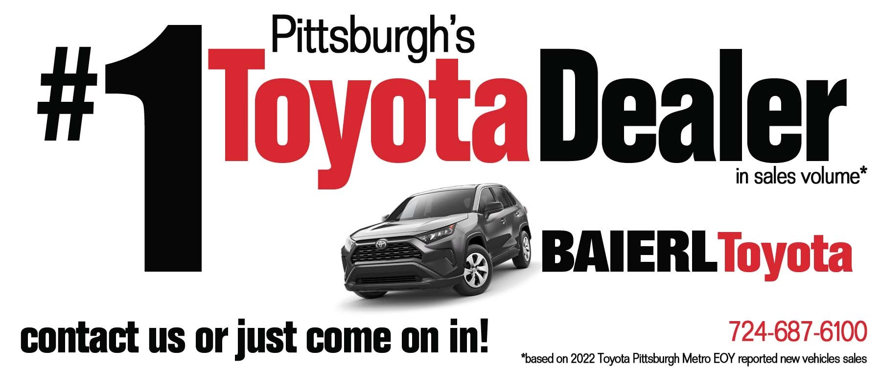 New & Used Toyota Dealership in Mars PA | Baierl Toyota
