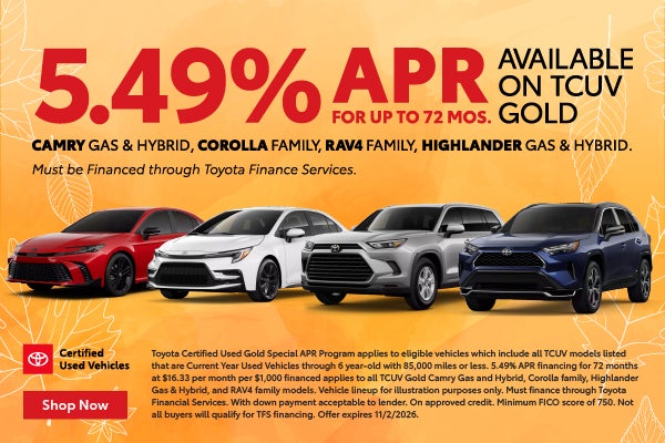 5.49% APR Offer