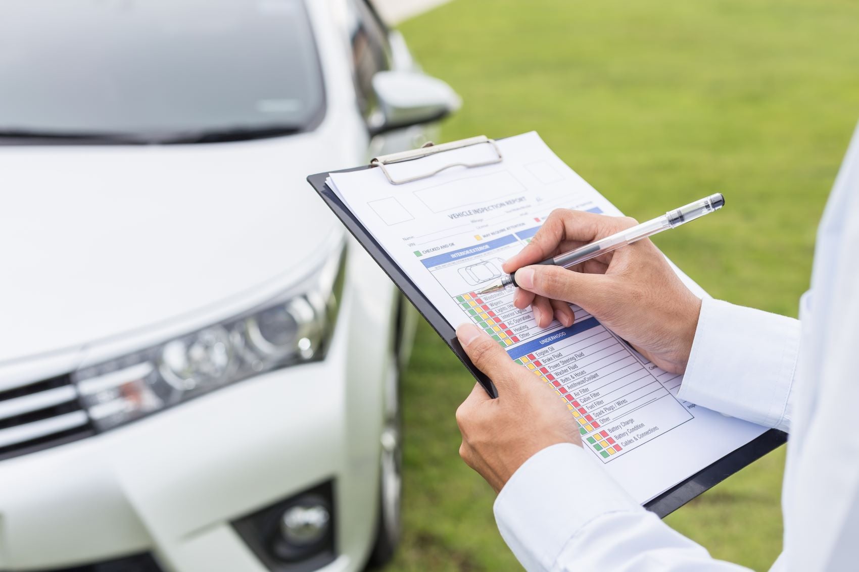 Technician Performing Pre-Inspection with Customer at Their Home